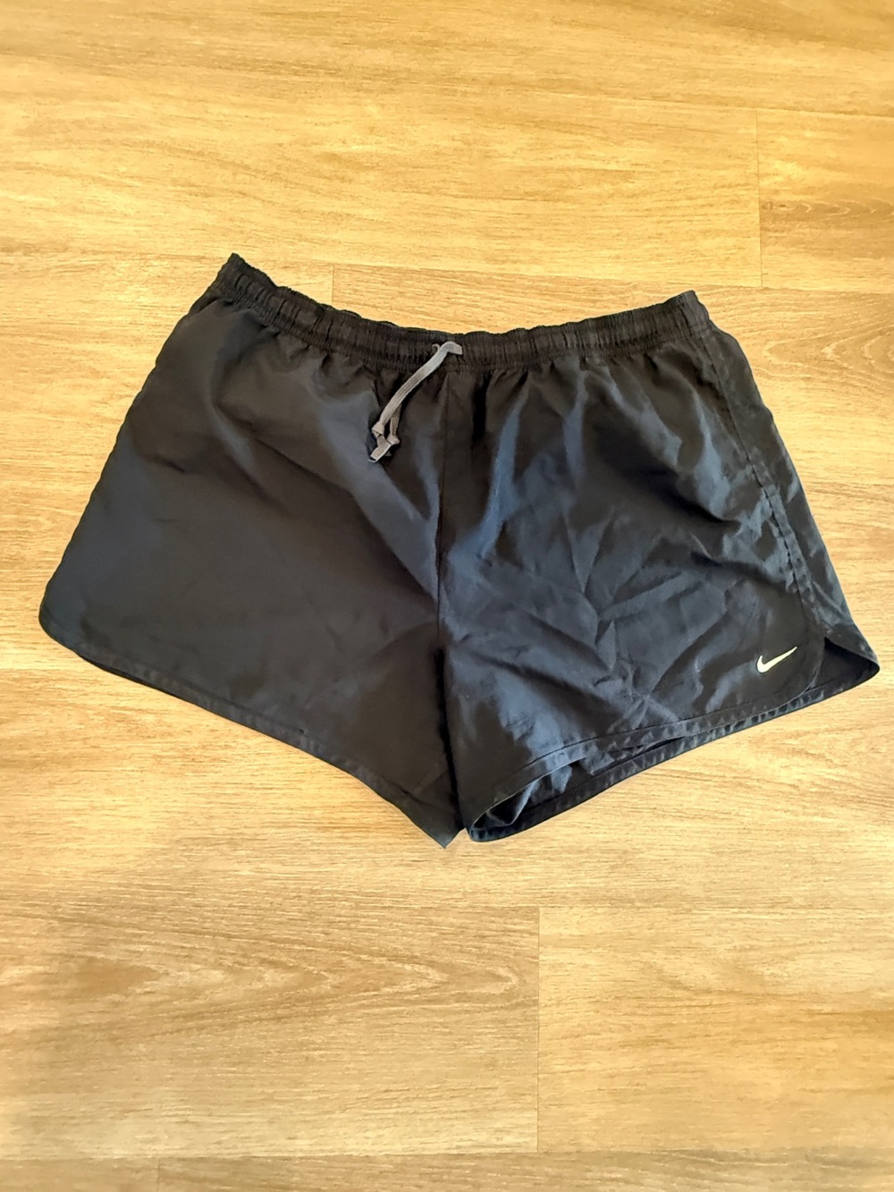 Nike Women's Black Athletic Training Shorts with Drawcord